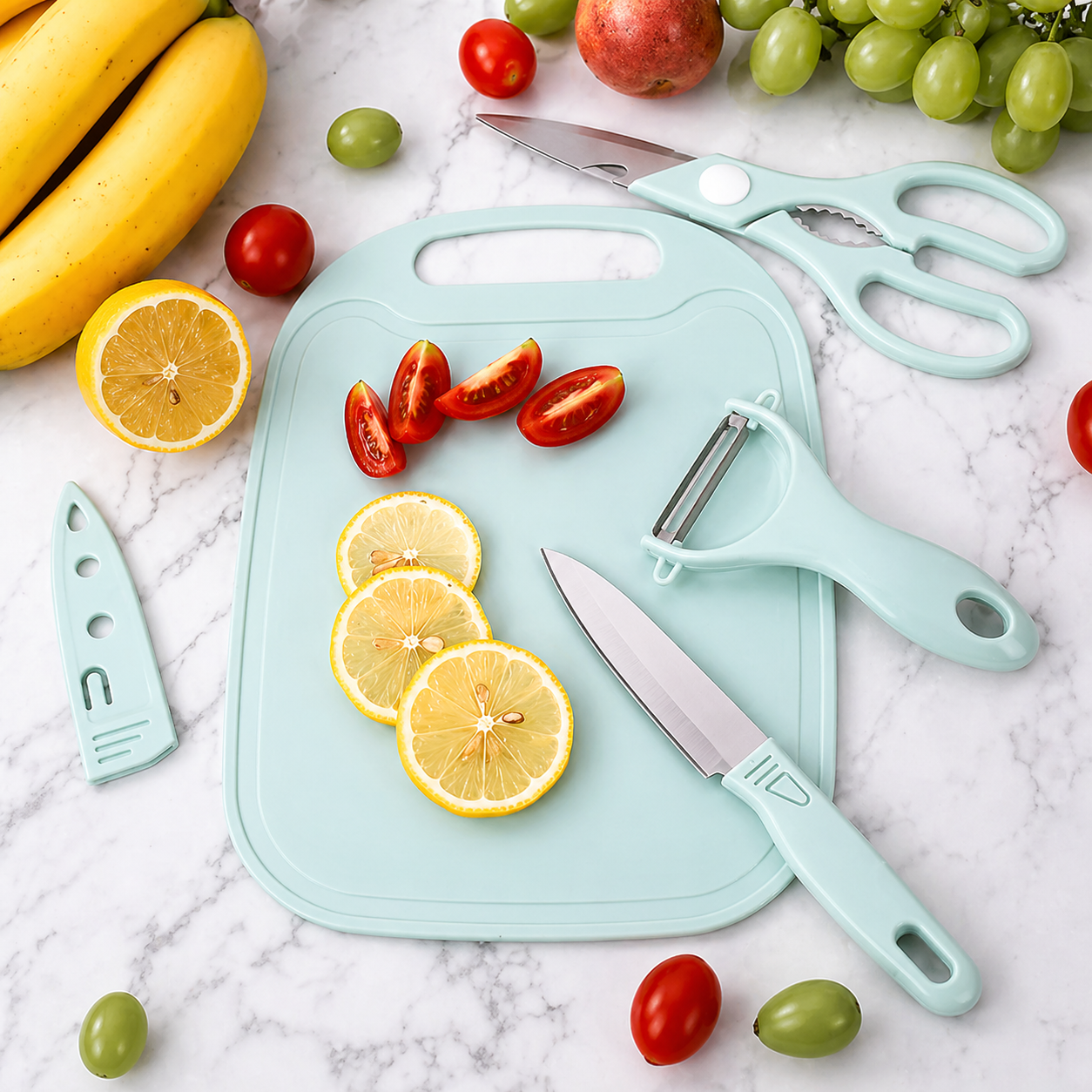 Kit Cozinha Completo Multifuncional Prático e Compacto para o Dia a Dia