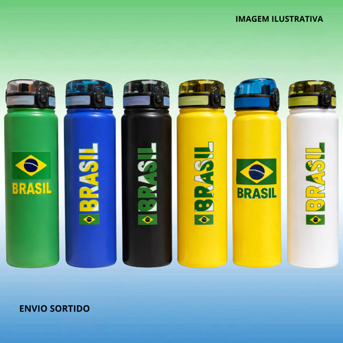 Garrafa Plastica Squeeze Do Brasil 1200ML